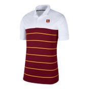 USC Trojans Men's Nike White SC Interlock Striped Polo